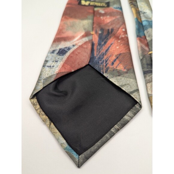 Vintage‎ Wembley Abstract Pointed Classic Necktie Tie - Picture 6 of 9